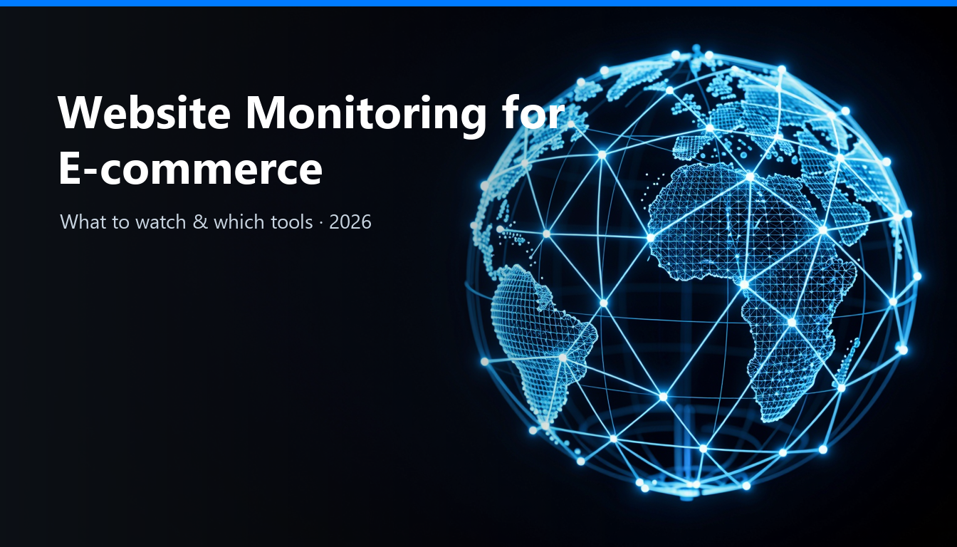 Website Monitoring for E-commerce: What to Watch & Which Tools (2026)